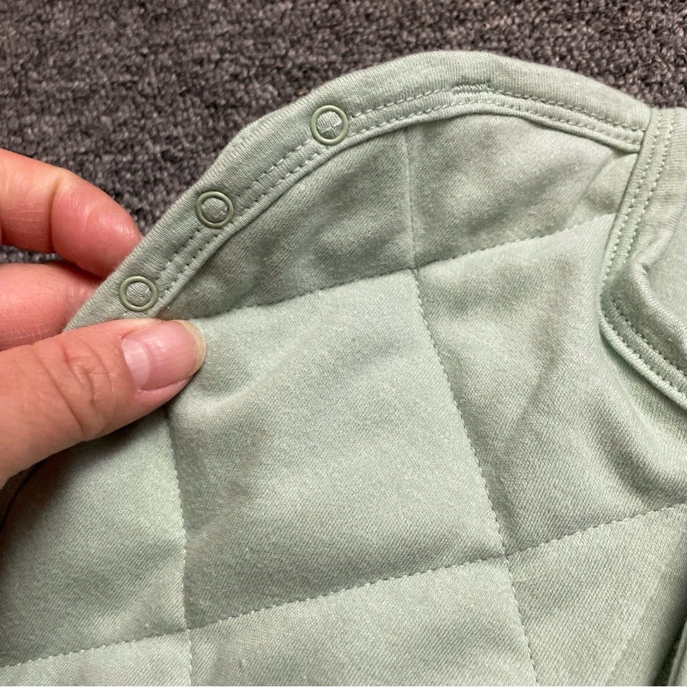 Dreamland baby Quilted weighed Green Baby Sleep Sack Swaddle - Picture 9 of 16